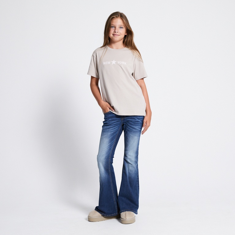 Printed tee "Dusty star" Beige 4